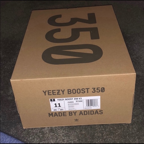 Black static yeezy